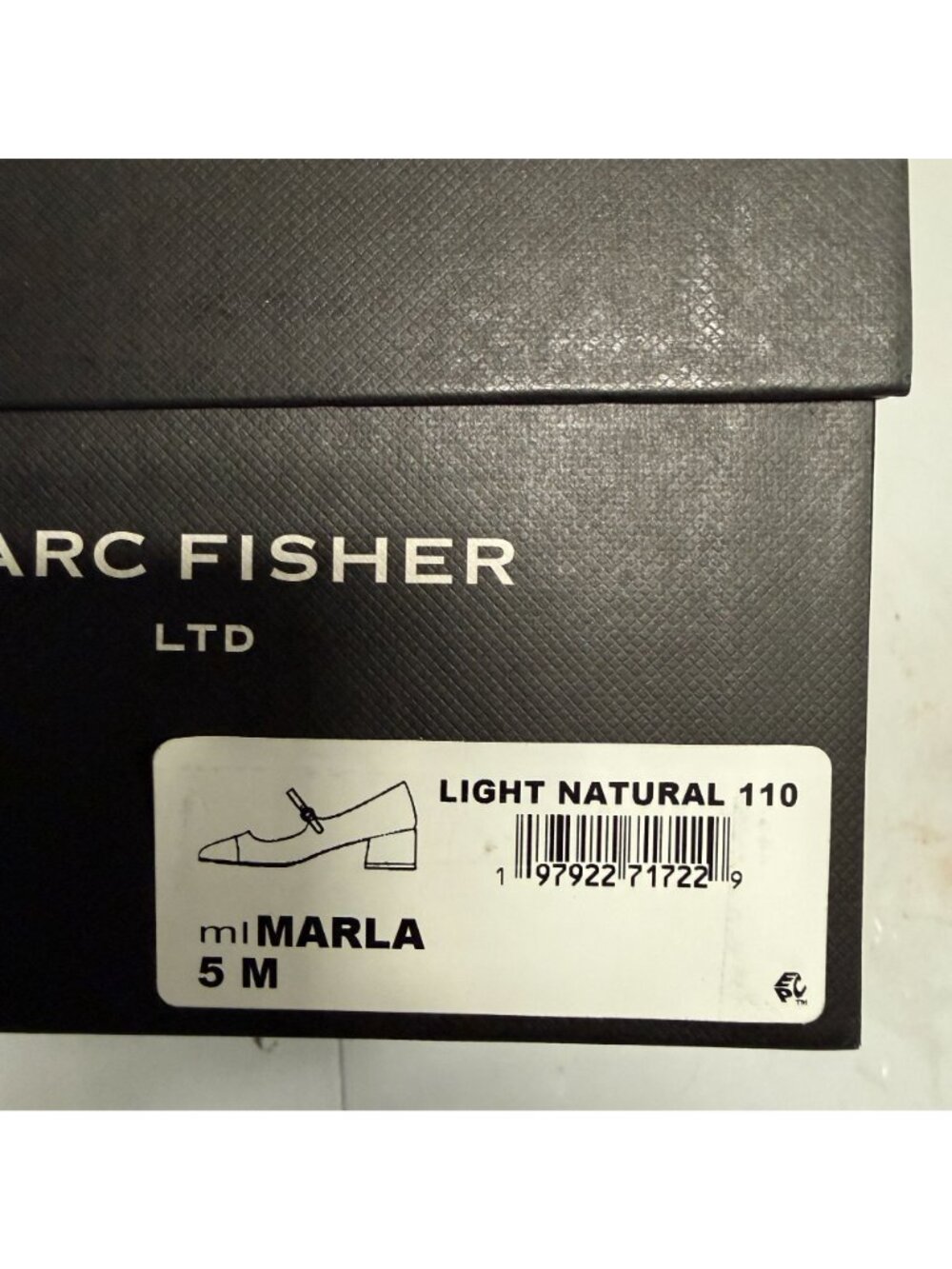 Marc Fisher LTD Women's Marla Pump Light Natural 110 Size 5 New - Picture 9 of 9